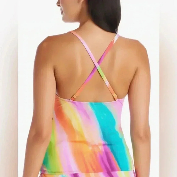 Bleu Rod Beattie Splash Out High Neck Tankini Top Size 4 - Picture 5 of 10